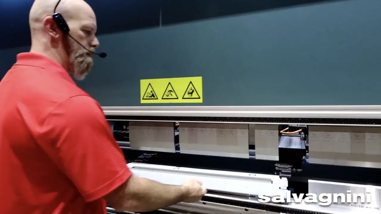 Salvagnini B3 press brake product demo